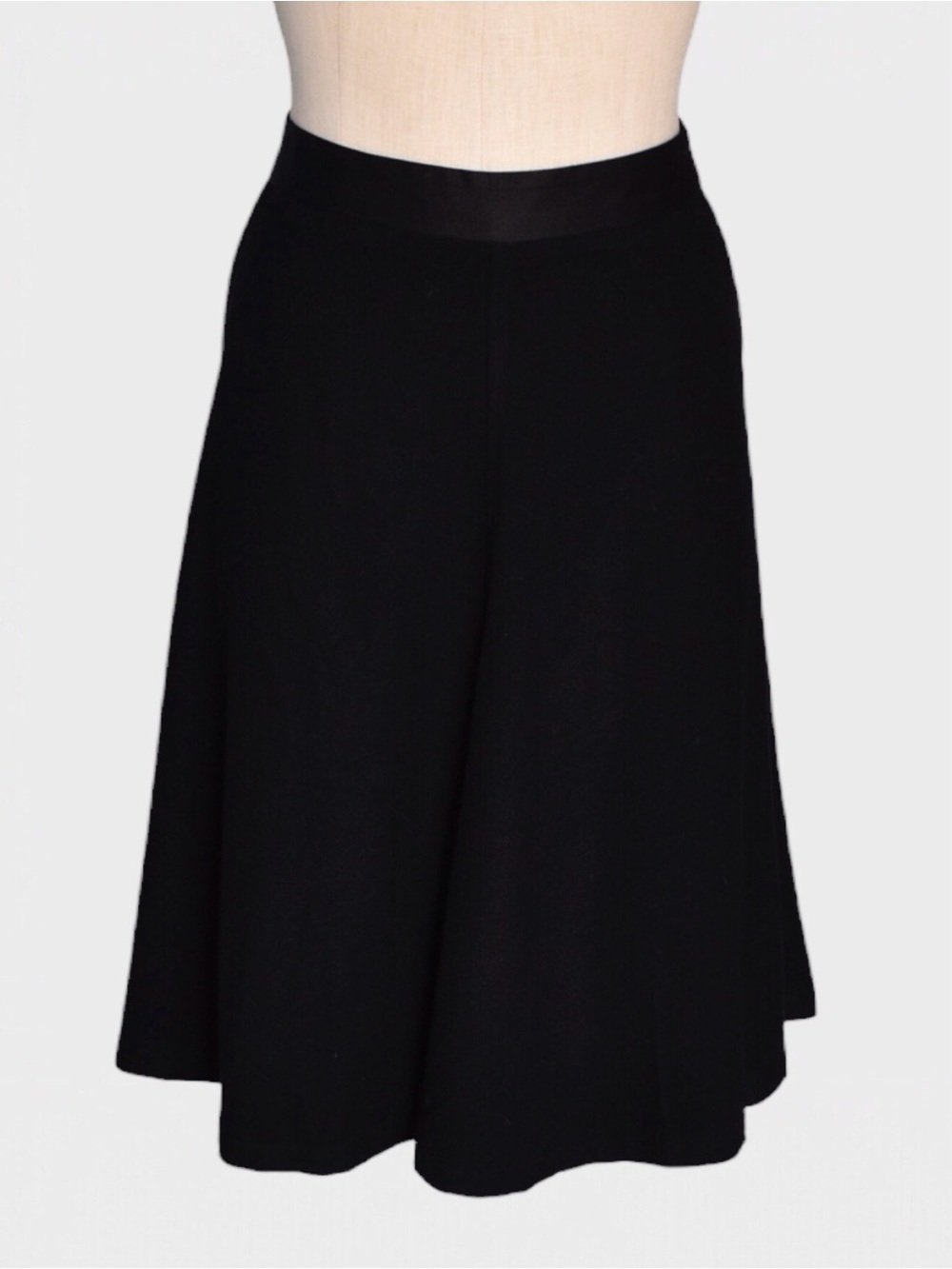 Elevenses for Anthropologie Satin Waist A Line Skirt